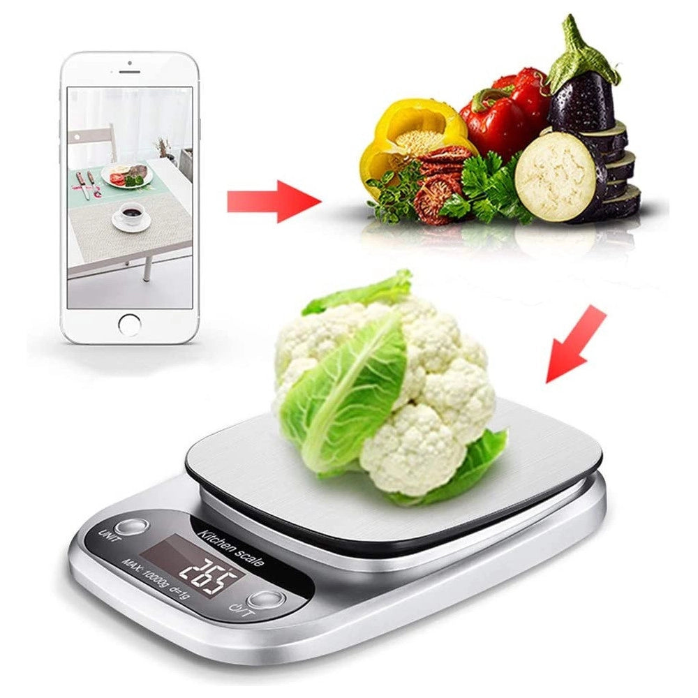Trade Shop - Bilancia Digitale Accessorio Per Cucina Casa Elettronica Q-c305 Pesa Alimenti -