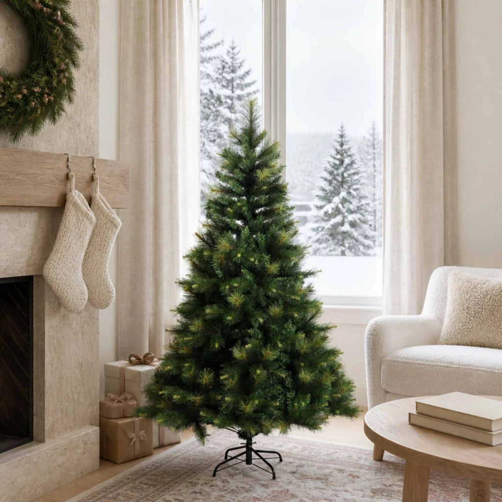 Albero di Natale Artificiale con Rami Pieghevoli 120 cm 42055507