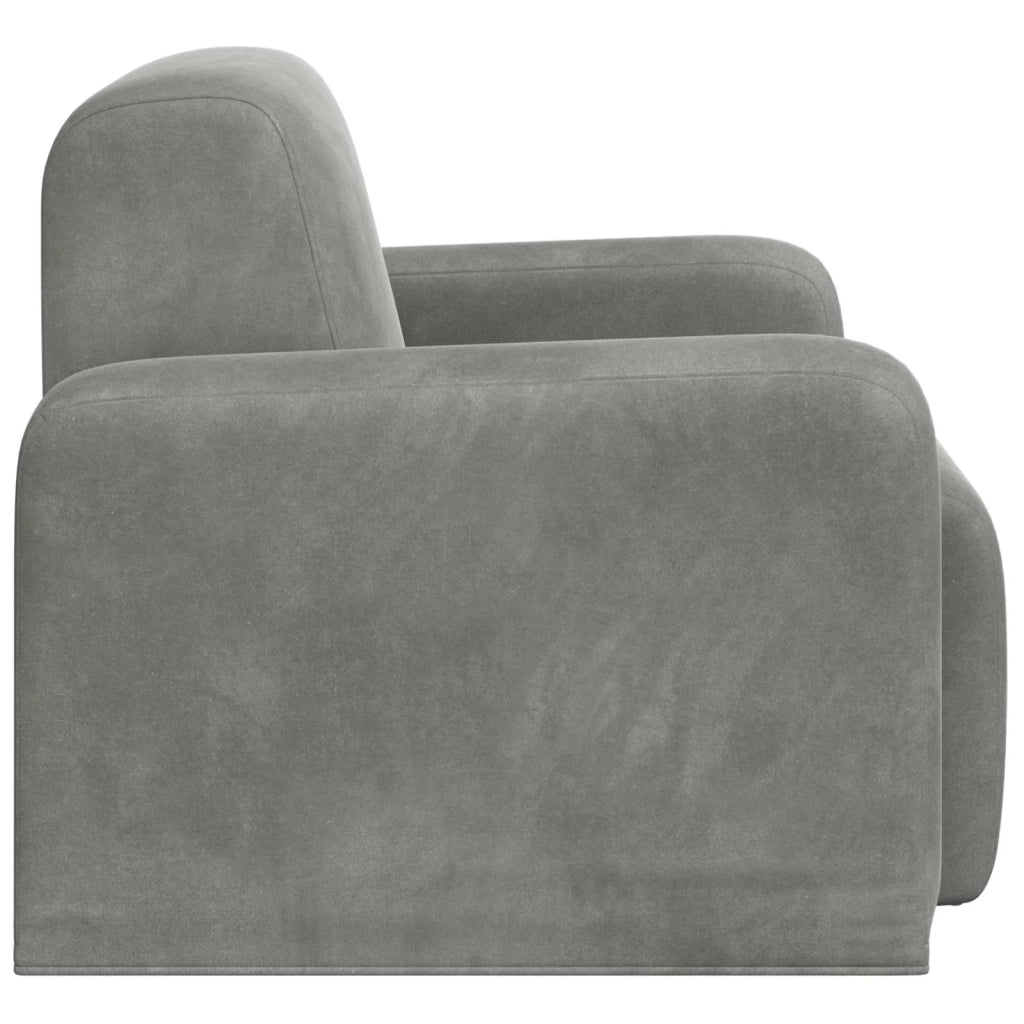 Poltrona Grigio Chiaro Velluto (V) 42042429