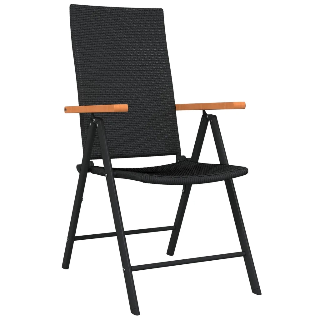 Set da Pranzo da Giardino 7 pz Nero 3099116