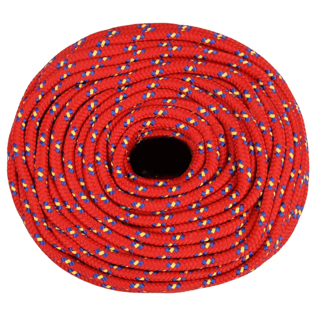 Corda per barca Rossa 10 mm 100 m in Polipropilene 152402