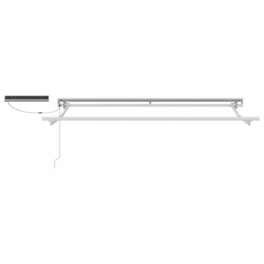 Tettuccio Elettrico Retrattile Grigio chiaro e bianco 3 x 2,5 m 3421784