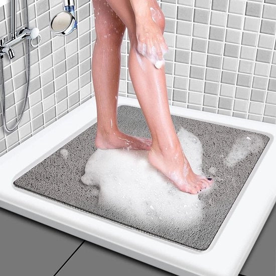 Mat Douchemat Antiscivolo - 60 x 60 cm - Grigio