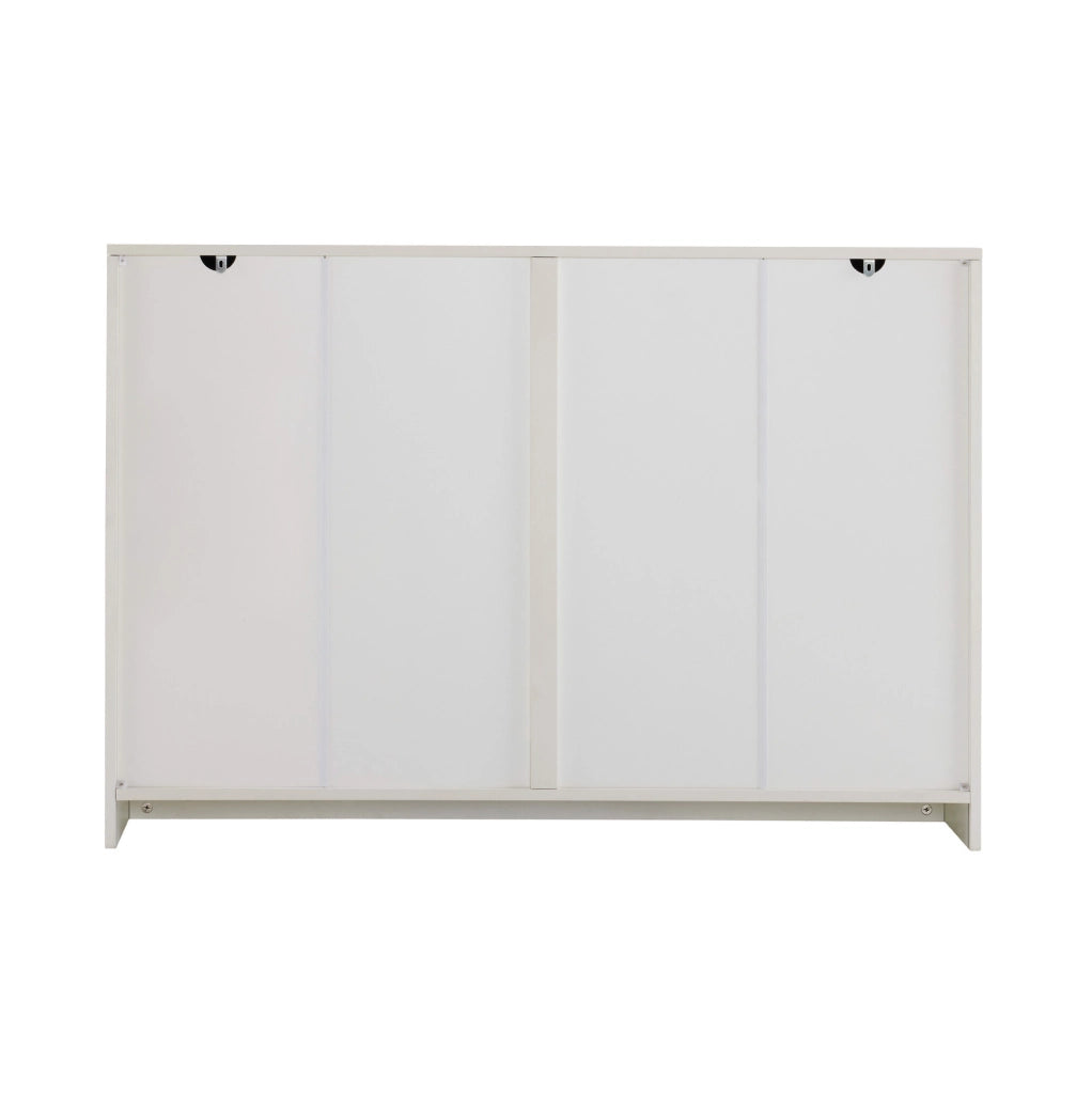Cassettiera bianca con 6 cassetti 120x40x82 cm