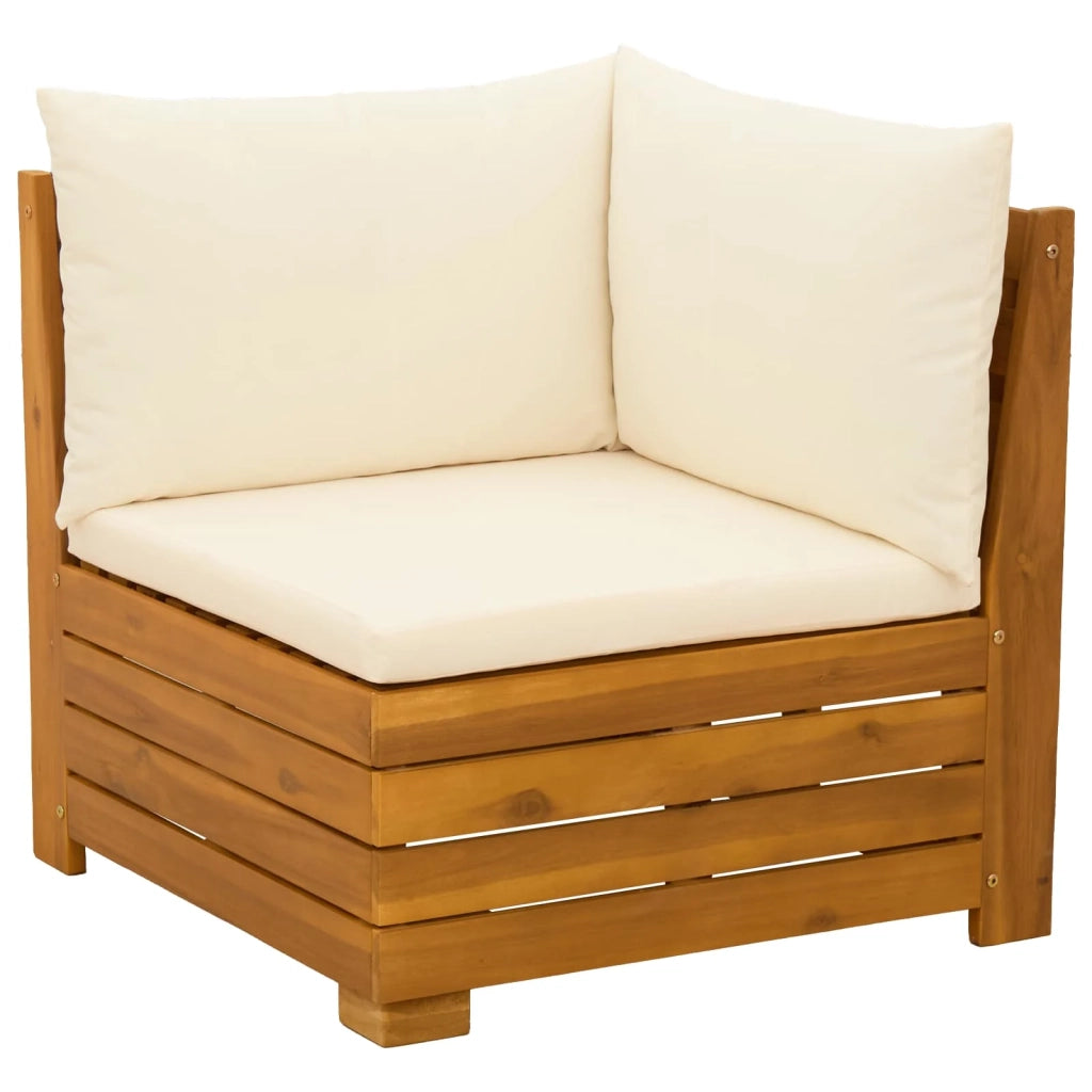 Set di divani da esterno con cuscino 3 Pezzo Marrone 3403097