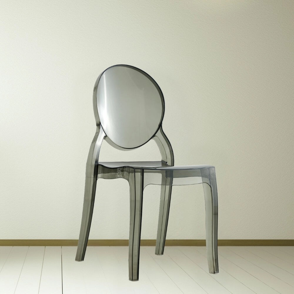 Sedia ematite 44x55x90 cm fumè