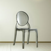 Sedia ematite 44x55x90 cm fumè