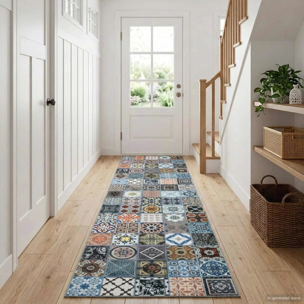 Runner Tappeto ORIZ 1150 gsm Blu 42045509