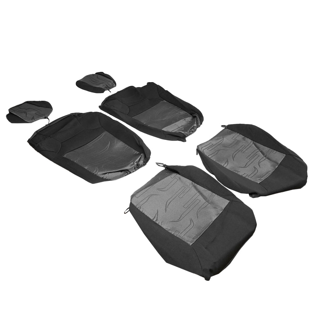 Set coprisedili universale grigio nero