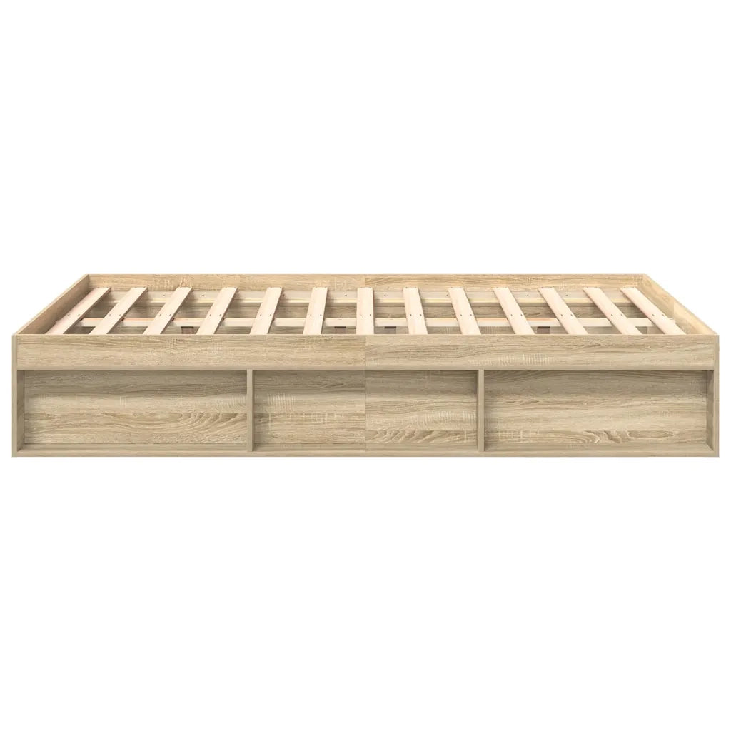 Giroletto-Struttura Letto Rovere Sonoma 160x200 cm