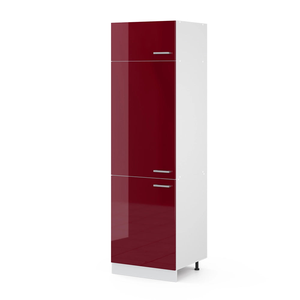 Vicco Dispensa universale Rosso bordeaux lucido 60 cm con porte
