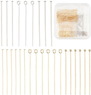 Faretti per orecchio in oro e argento - 300 pezzi - Adatti per orecchini DIY