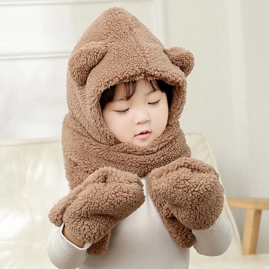 Set di capote e guanti unisex per bambini