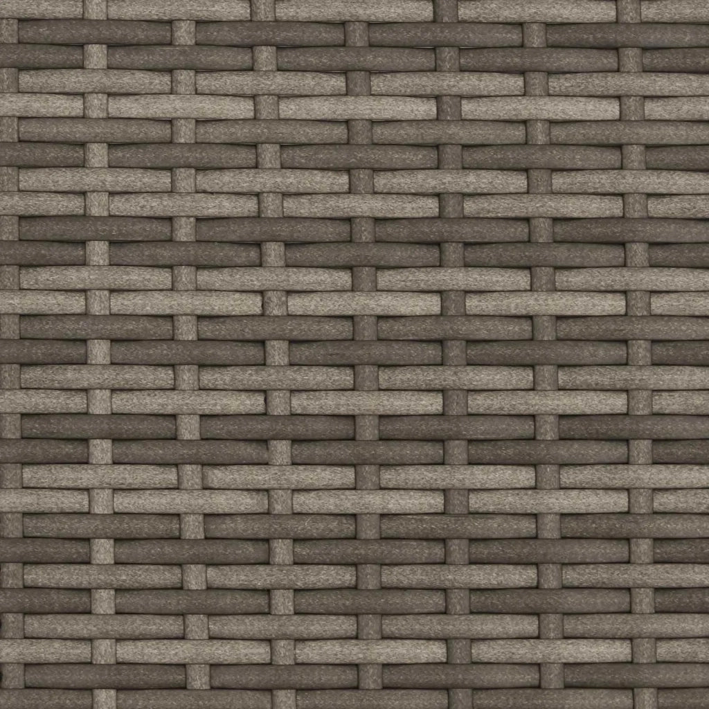 Set di divani 7 pz Grigio e Blu Navy Rattan sintetico e Acciaio 3448805