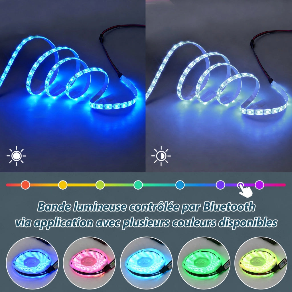 Letto contenitore 180 × 200 cm con sollevamento idraulico; LED RGB; USB e USB-C; rivestito in velluto grigio