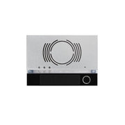 URMET FRONTALE PER POSTO ESTERNO AUDIO, 1 PULSANTE ALPHA NERO