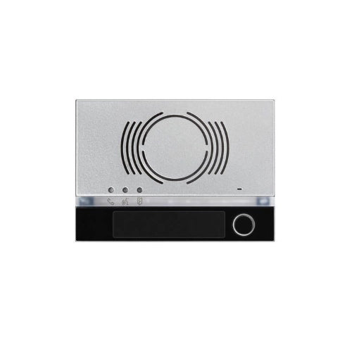 URMET FRONTALE PER POSTO ESTERNO AUDIO, 1 PULSANTE ALPHA NERO