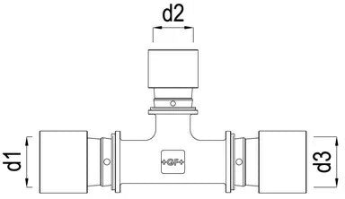 RAC EXPRESS TEE RIDUZ.20X16X16 - GEORGE FISCHER