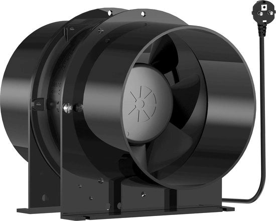 Ventilatore silenzioso 150 mm - 323 m³/h - economia energetica - ventilatore di canale - per cucina bagno garage - tenda per la coltivazione