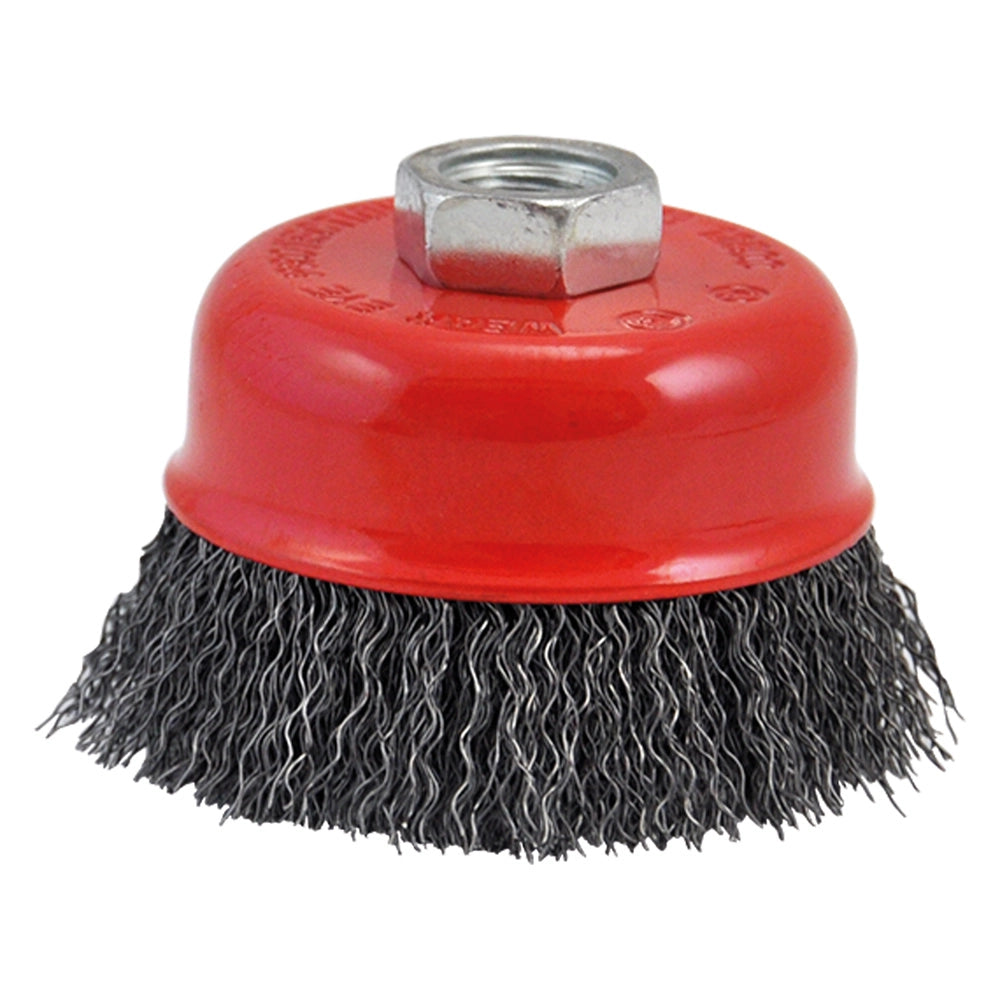 1pz spazzola a tazza per smerigliatrice ã¸ mm   75 foro m 14 cod:ferx.5028300nlm