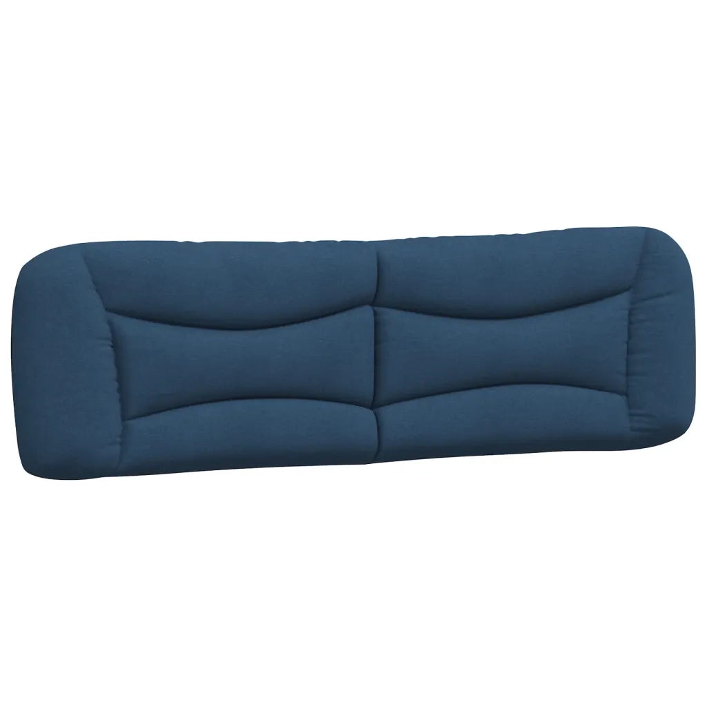 Cuscino Testiera Hvar Blu 180 cm in Tessuto 374606