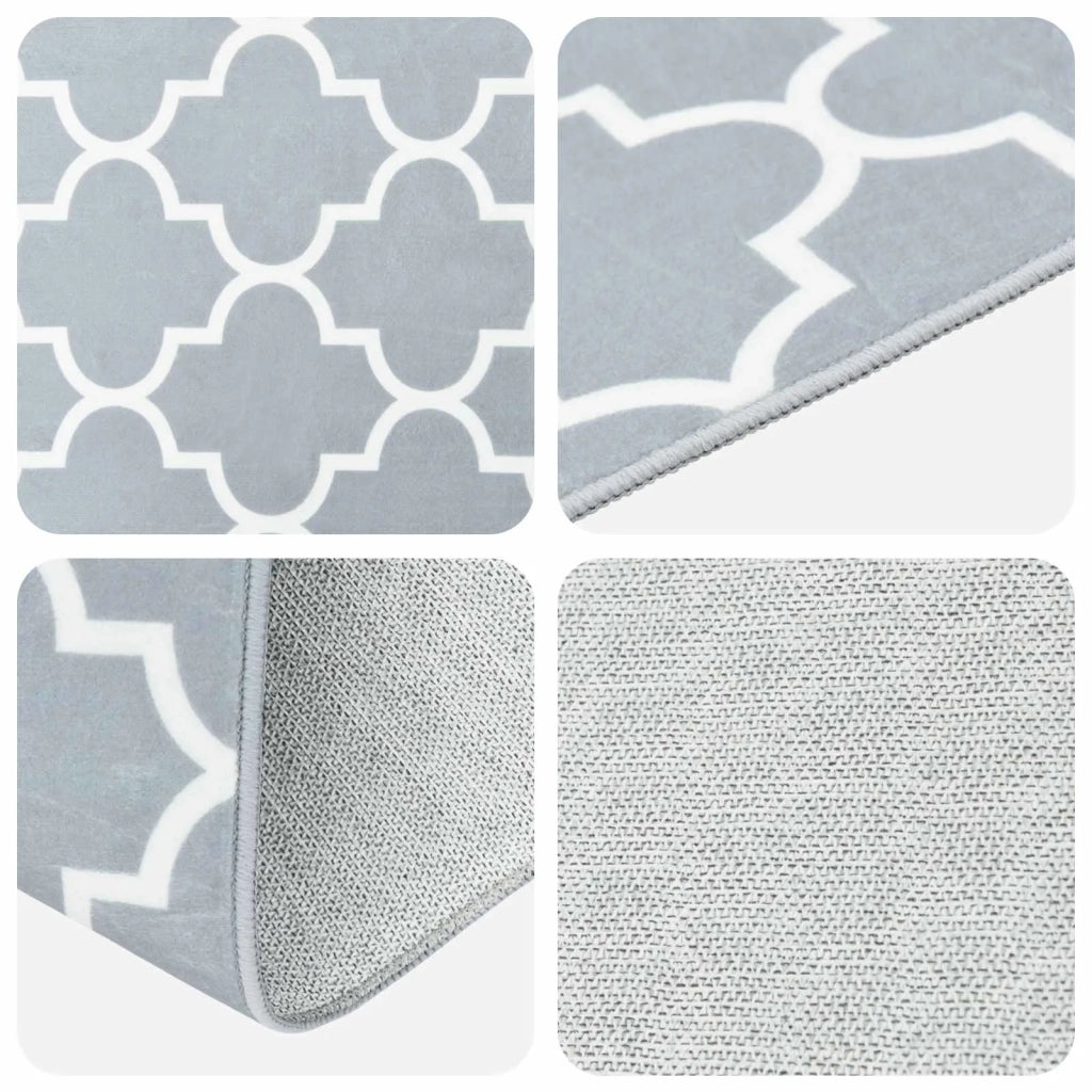 Runner Tappeto ORIZ 1150 gsm Grigio e Bianco 42045438