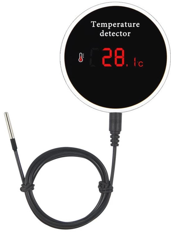 Sensore di Temperatura Wifi con Display Digitale e Funzione di Allarme per Frigoriferi e Apparecchi di Raffreddamento