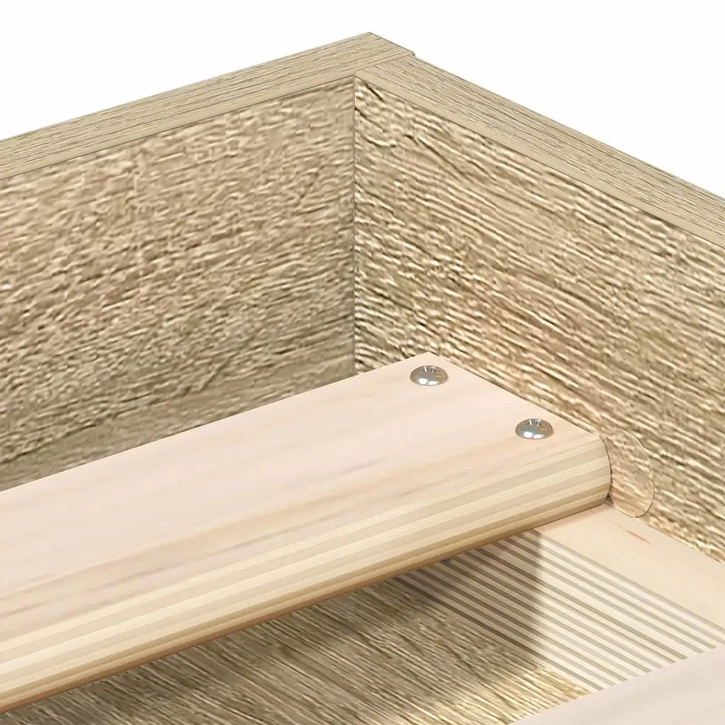 Giroletto-Struttura Letto Rovere Sonoma 160x200 cm