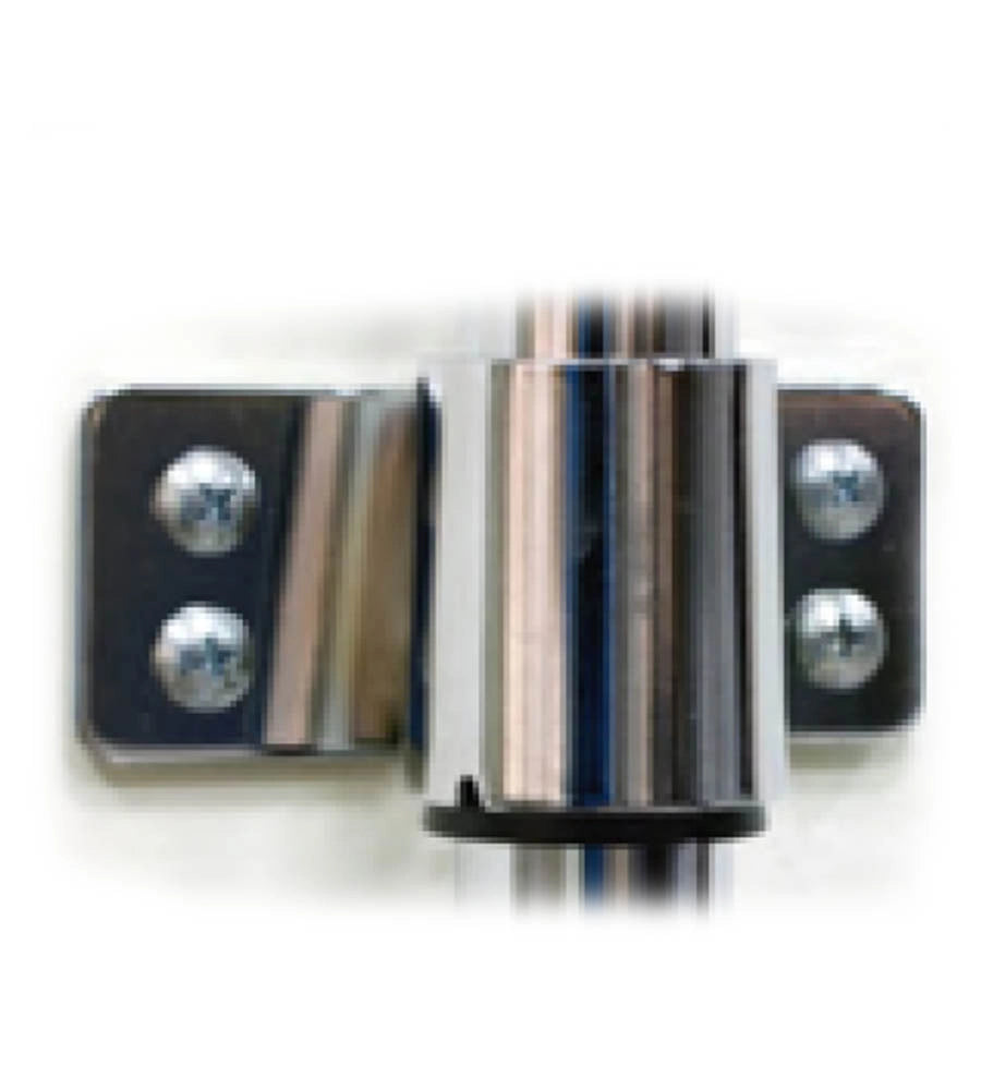 Archimede scaffale metallico set 4 connettori tra tubolari  cucina bagno garage cabina armadio