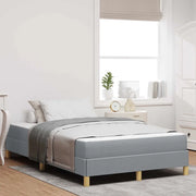 Letto a molle con materasso Grigio chiaro 120 x 190 cm Tessuto 3398549