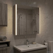 Mobiletto per specchio da bagno Grigio Sonoma 889244