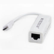 Trade Shop - Adattatore 5 Pin Micro Usb A Rete Lan Ethernet Rj45 Per Android Maxtech 5p-lan01 -