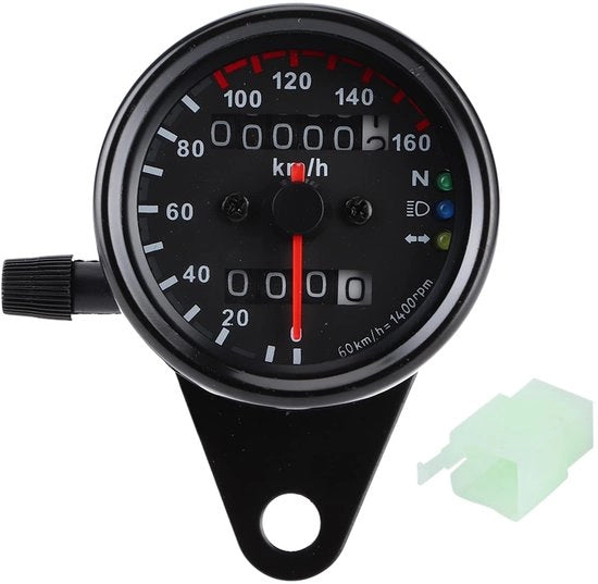 Misuratore di Velocità - Universale - Visualizzazione Digitale - Indicatori LED - Materiale Sostenibile - Alta Affidabilità - Misuratore per Motocicli