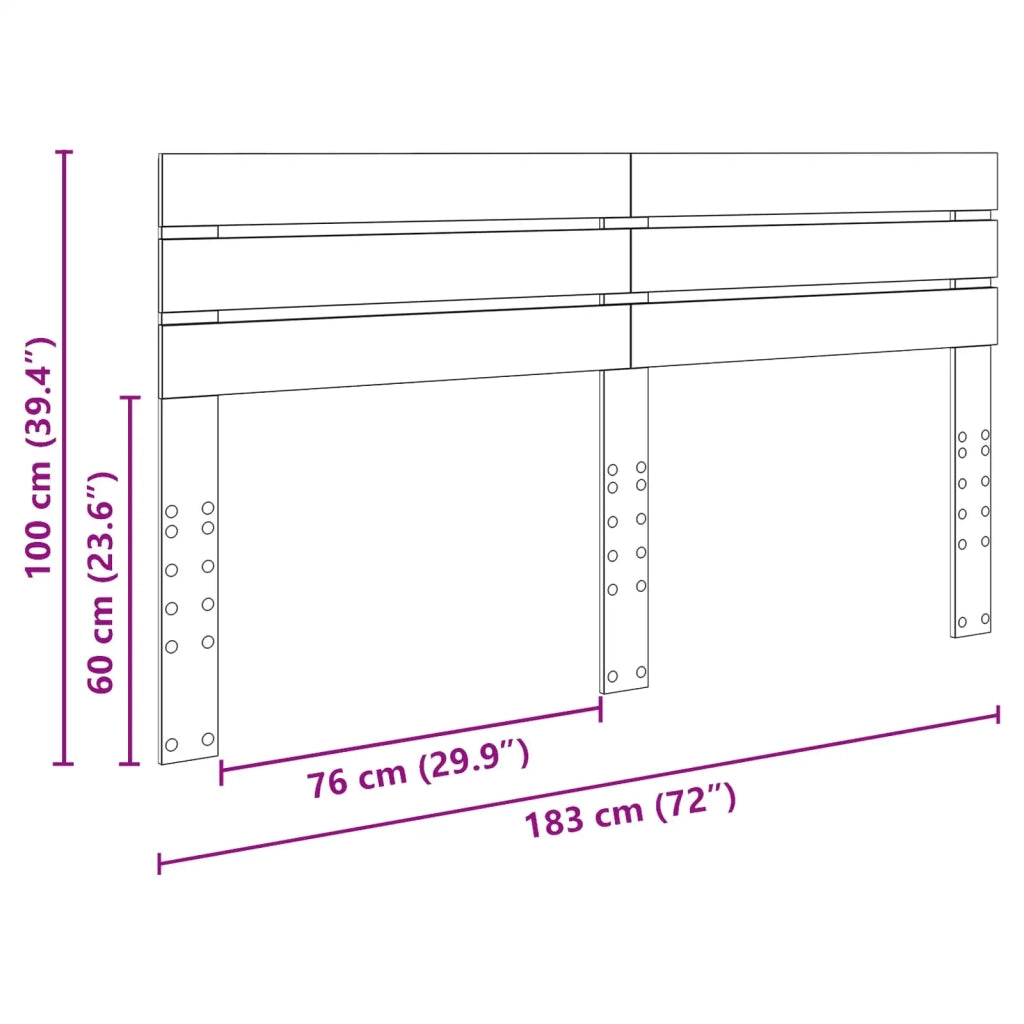 Testiera | Testata Legno vecchio Legno multistrato