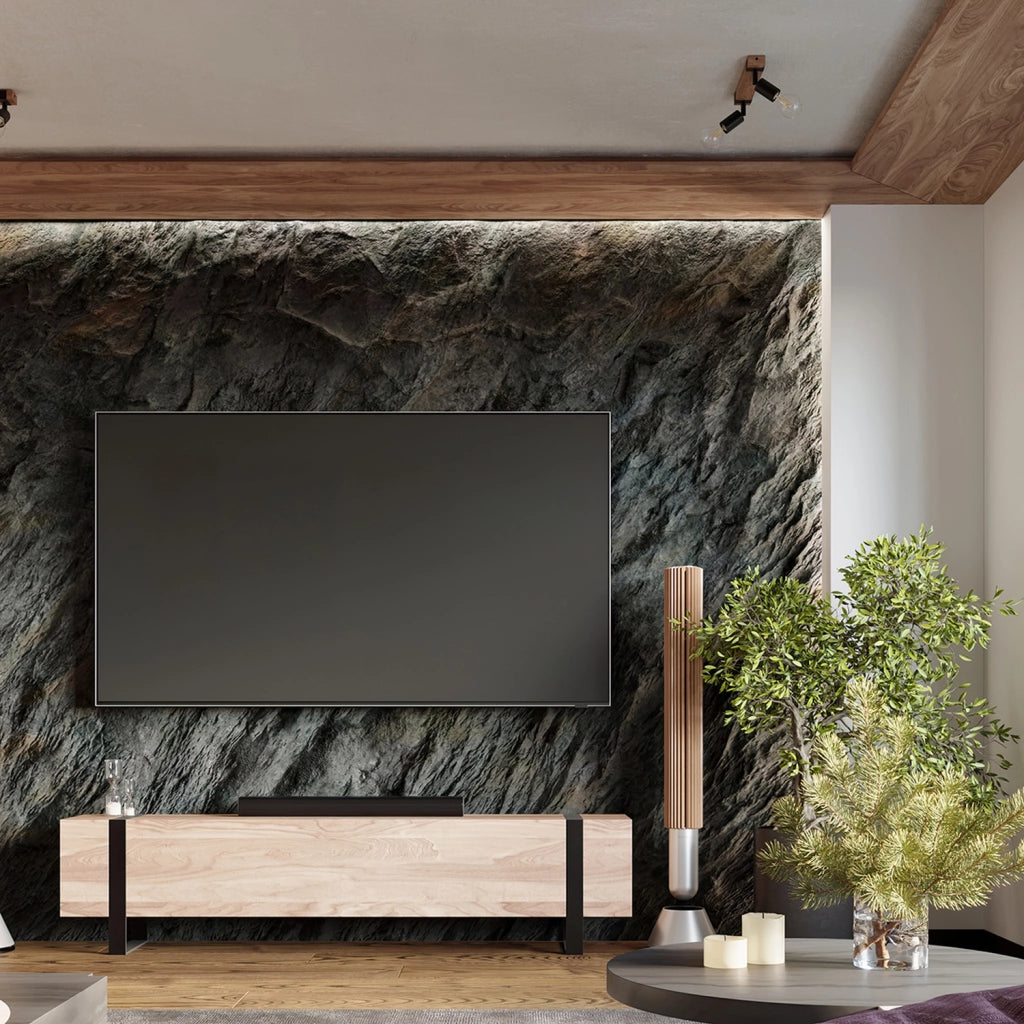 Spot soffitto industriale 2 luci nero/legno E27 LIMERO