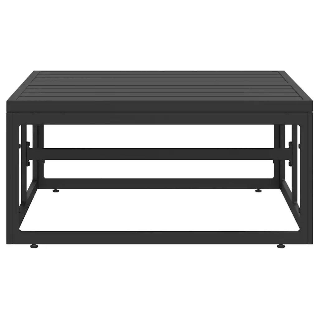Mobili da Esterno Nero 70 x 70 x 32 cm Metallo 42008028
