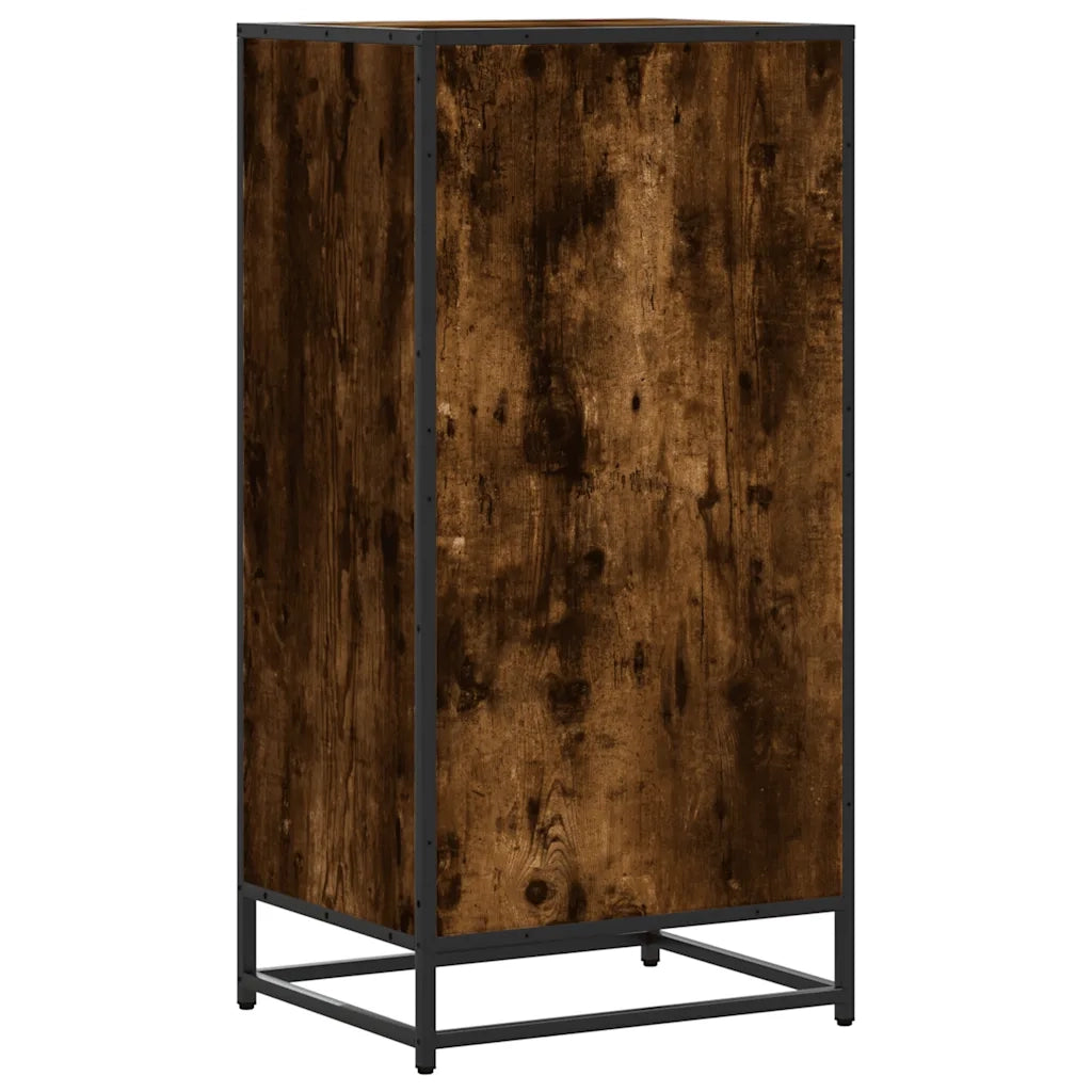 Scarpiera | Mobile per scarpe Rovere Fumo 48x38x97,5 cm in Legno Multistrato