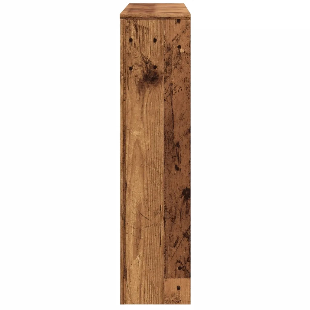 Copritermosifone moderno pratico mensola 175 x 20 x 82 cm legno multistrato vecchio legno 02_0049841