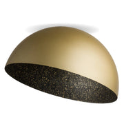 Plafoniera oro-nera cupola Ø35 Sfera E27 Sigma Lighting