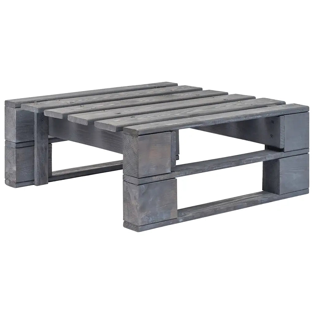 Mobili da Giardino-Ottomana da Giardino Pallet in Legno di Pino Impregnato Grigio 552019