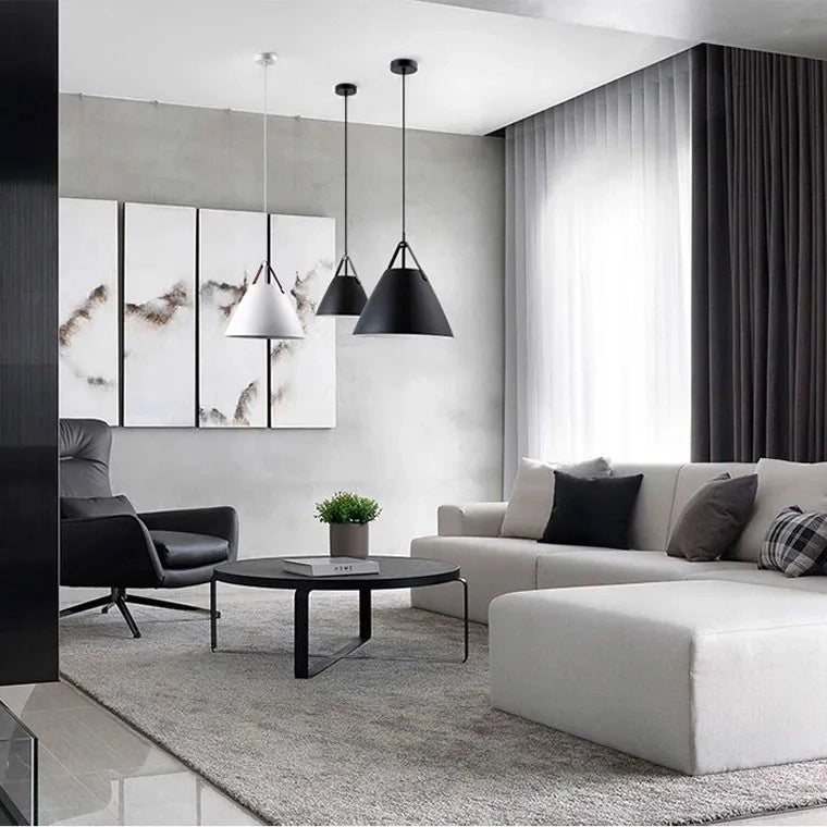 Lampada Da Soffitto Buffo Nera