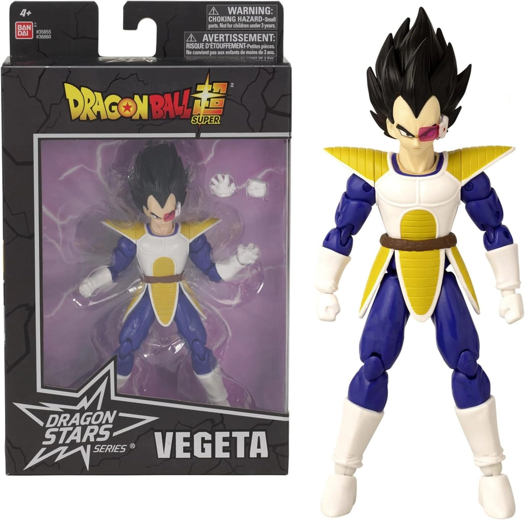 Dragon Ball,Dragon Stars series Vegeta,Figure 17 cm , Bandai,Eta 4+