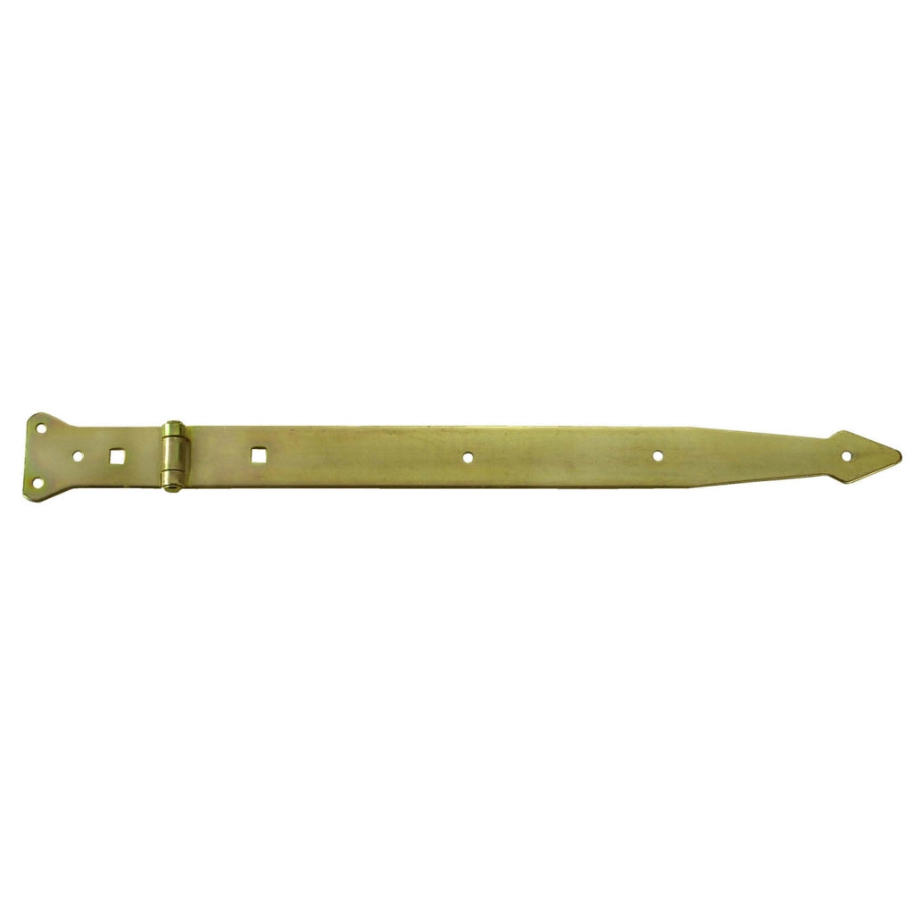 Bandella a cerniera, leggera 300 x 35 x 2,5 mm. - zincato giallo