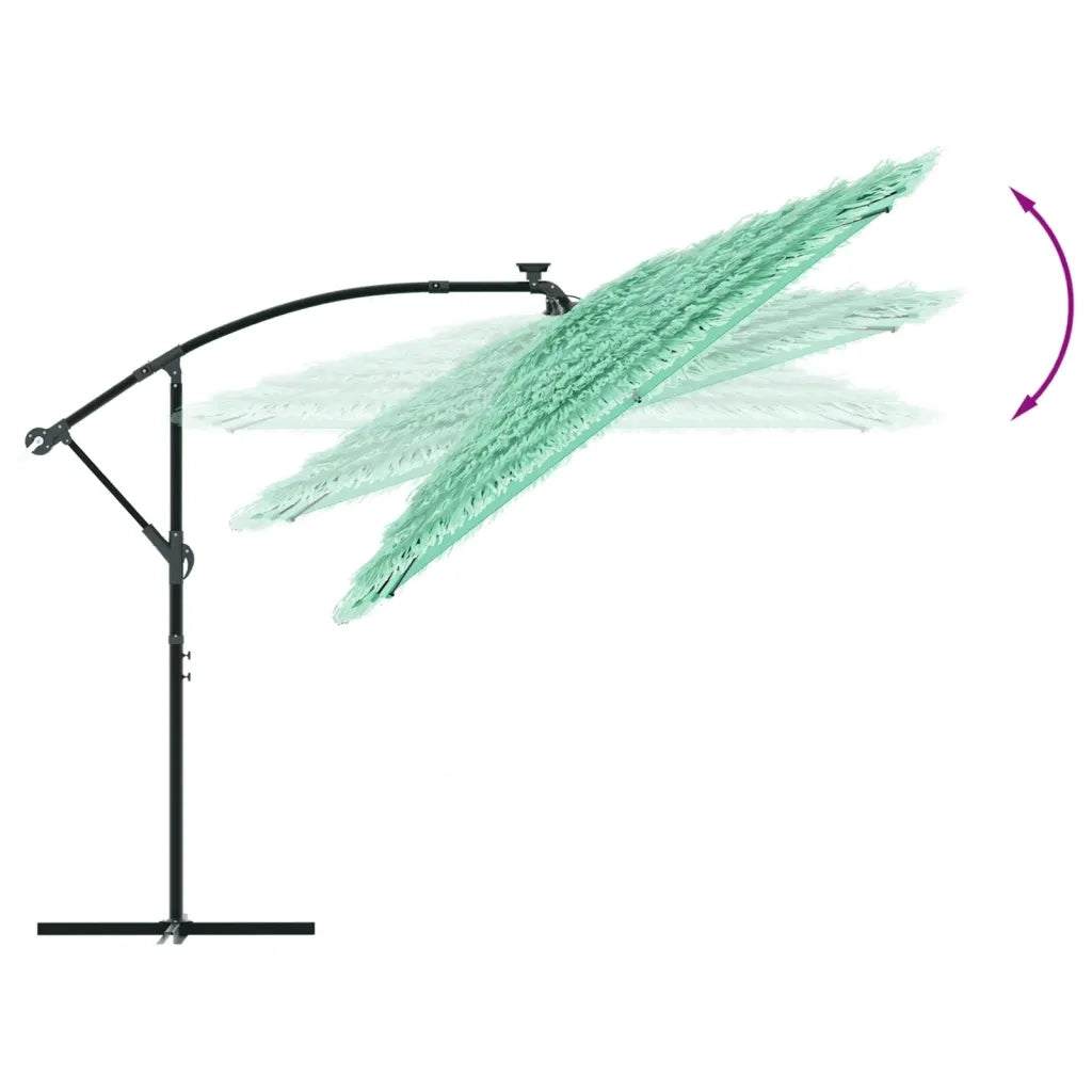 Ombrello | Parasolne Giardino con Palo in Acciaio Verde 246x246x230 cm