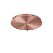 Rosone Standard All In Metallo Rame 3 Luci