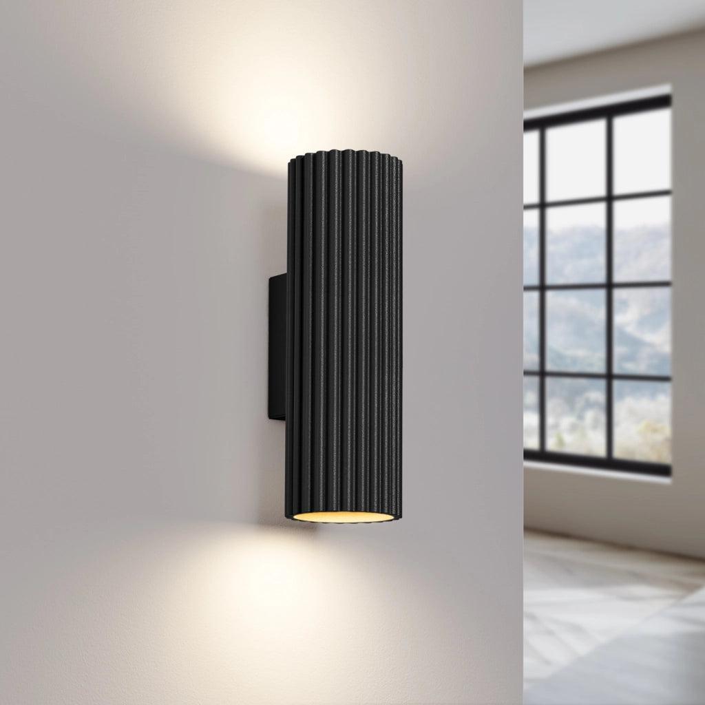 Lampada da parete KARBON 20 nero