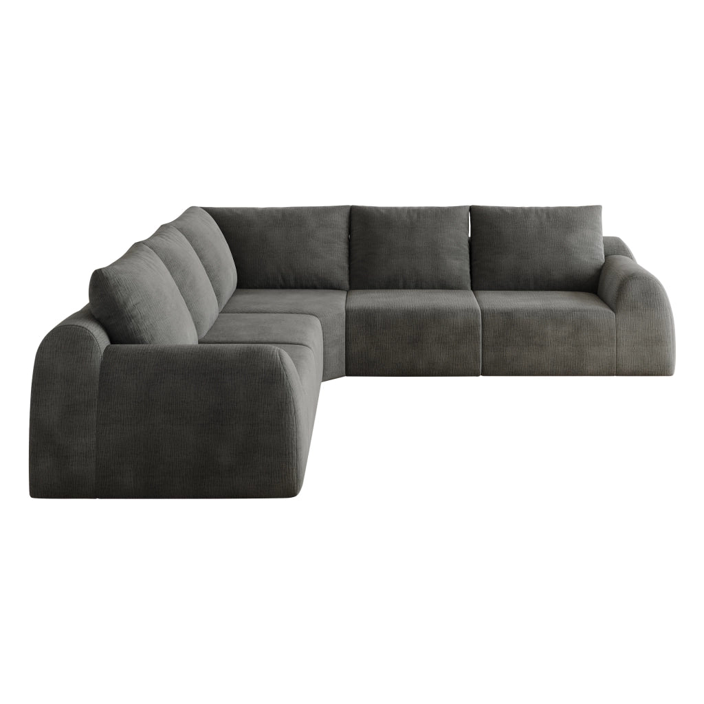 Divano ¨C Minimal ¨C grigio scuro, 267cm, senza montaggio