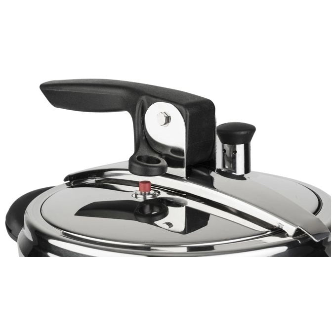 Barazzoni 52604500708010 Amelia+ Pentola a Pressione 7 L Acciaio Inox 18-10 Induzione Manico Ergonomico colore Nero