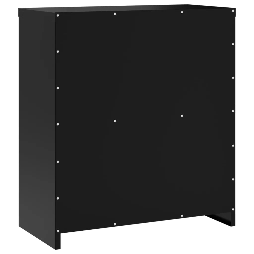 Armadio Classificatore Nero 79x40x90 cm in Acciaio CFW9251090