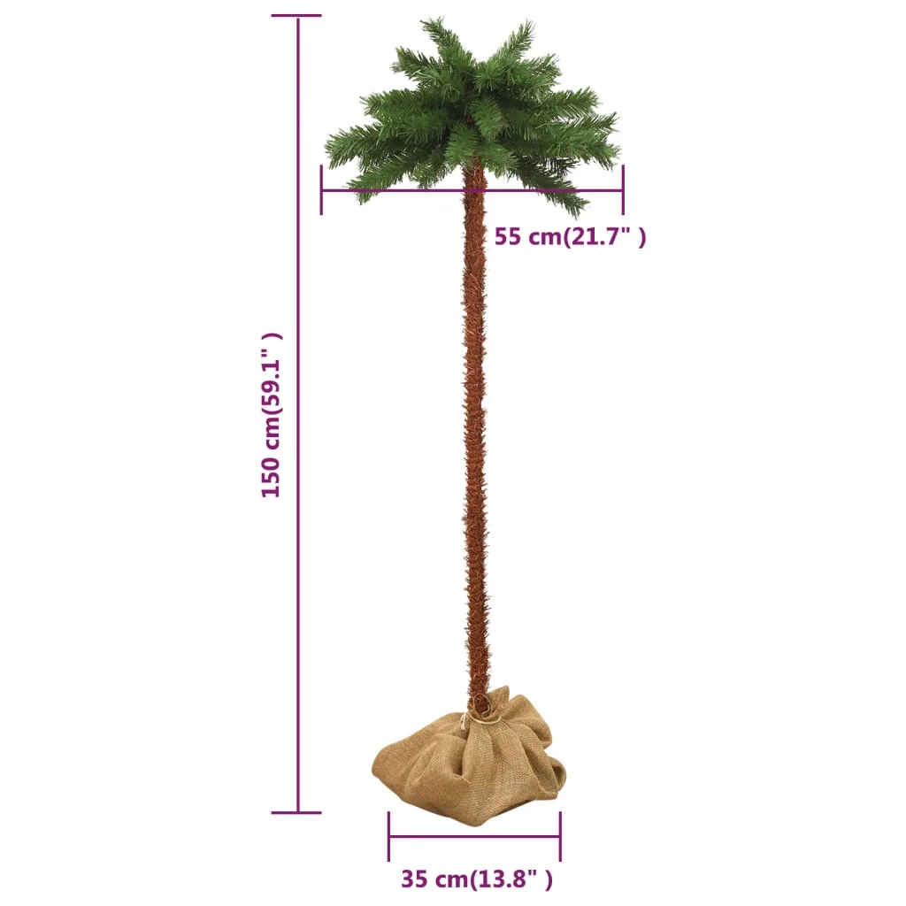 Albero di Natale con LED 150 cm 347633